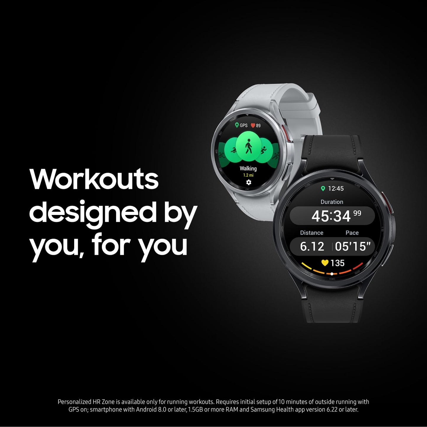 Samsung - Galaxy Watch6 Classic Stainless Steel Smartwatch 43mm LTE - Silver - SM-R955UZSAXAA