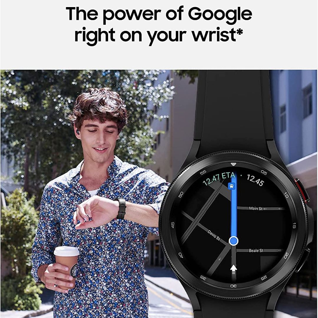 Samsung Galaxy Watch 4 - 46mm - LTE - Stainless Steel - Silver - SM-R895UZSAXAA