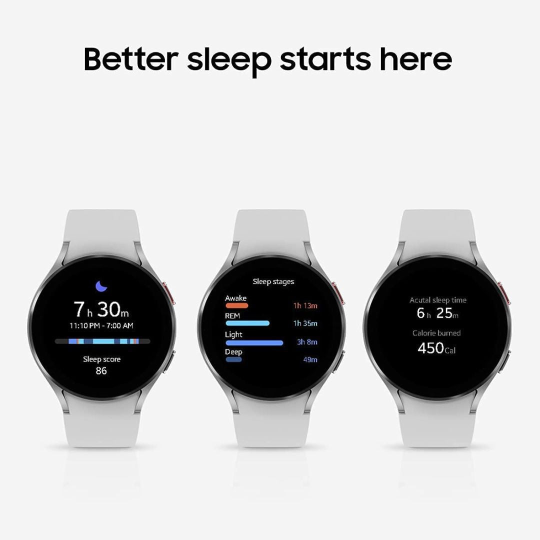 Samsung Galaxy Watch4 Aluminum Smartwatch 44mm BT Silver - SM-R870NZSAXAA