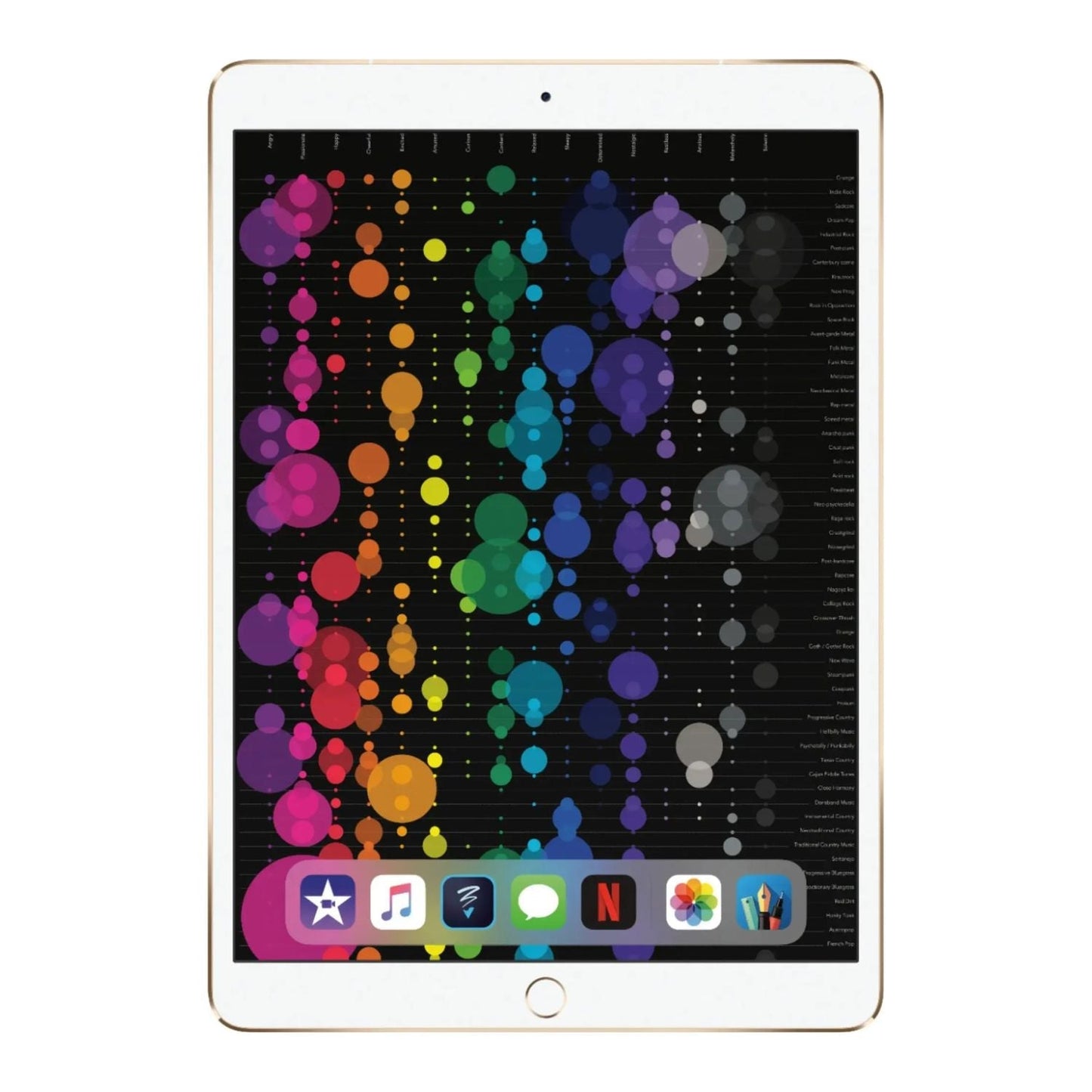 Apple – 10.5″ iPad Pro (1st Gen, Wi‑Fi + Cellular) – 512 GB – Gold – MPMG2LL/A
