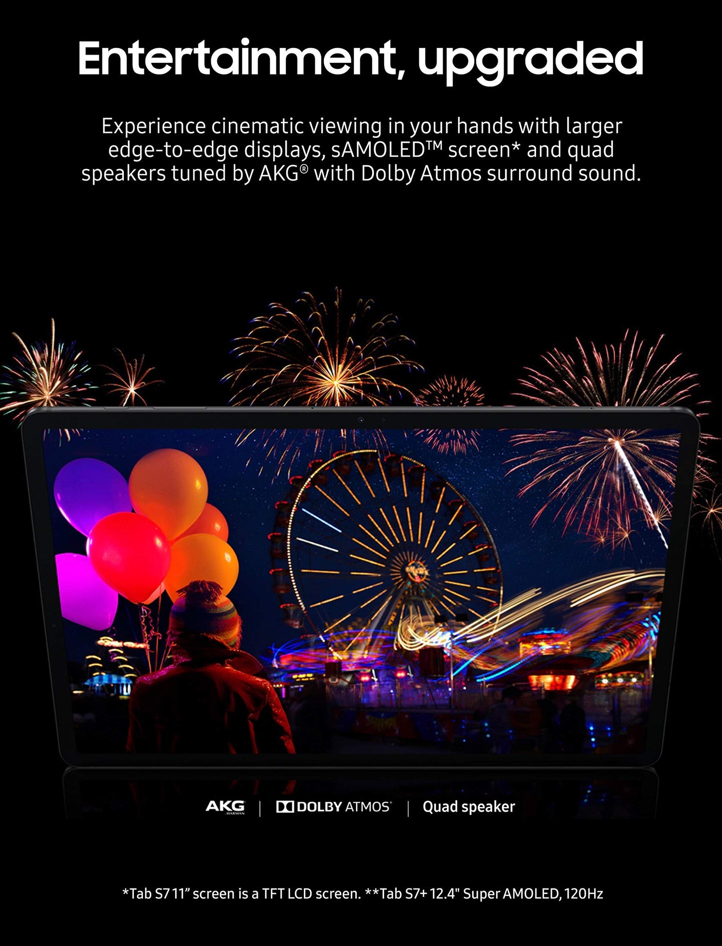 Samsung - Galaxy Tab S7 - 11” - 256GB - With S Pen - Wi-Fi - Mystic Silver - SM-T870NZSEXAR