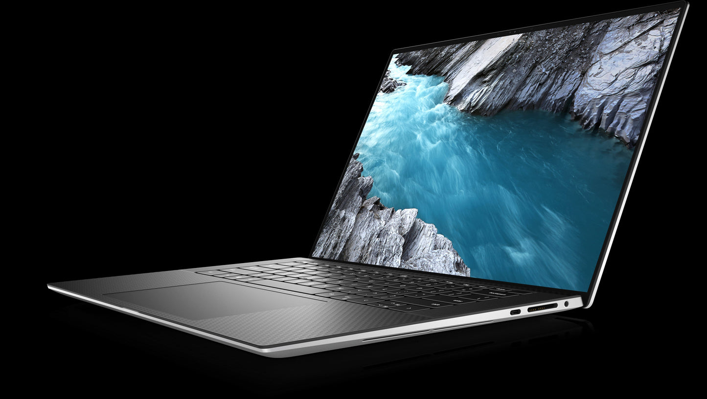 Dell XPS 15 9500 – 15.6" UHD+ Touch – i7-10750H – 32GB RAM – GTX 1650 Ti – 256GB SSD – Silver