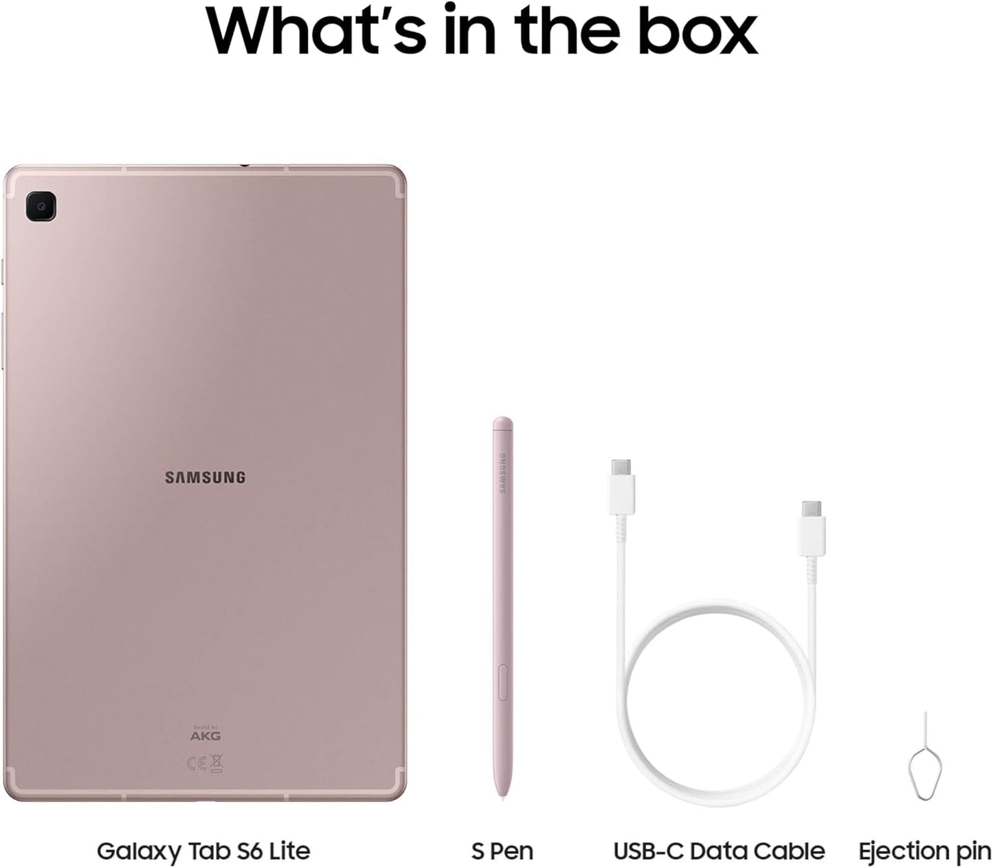 Samsung Galaxy Tab S6 Lite (2024) 10.4 Wi-Fi - 64GB - Chiffon Pink - SM-P620NZIAXAR