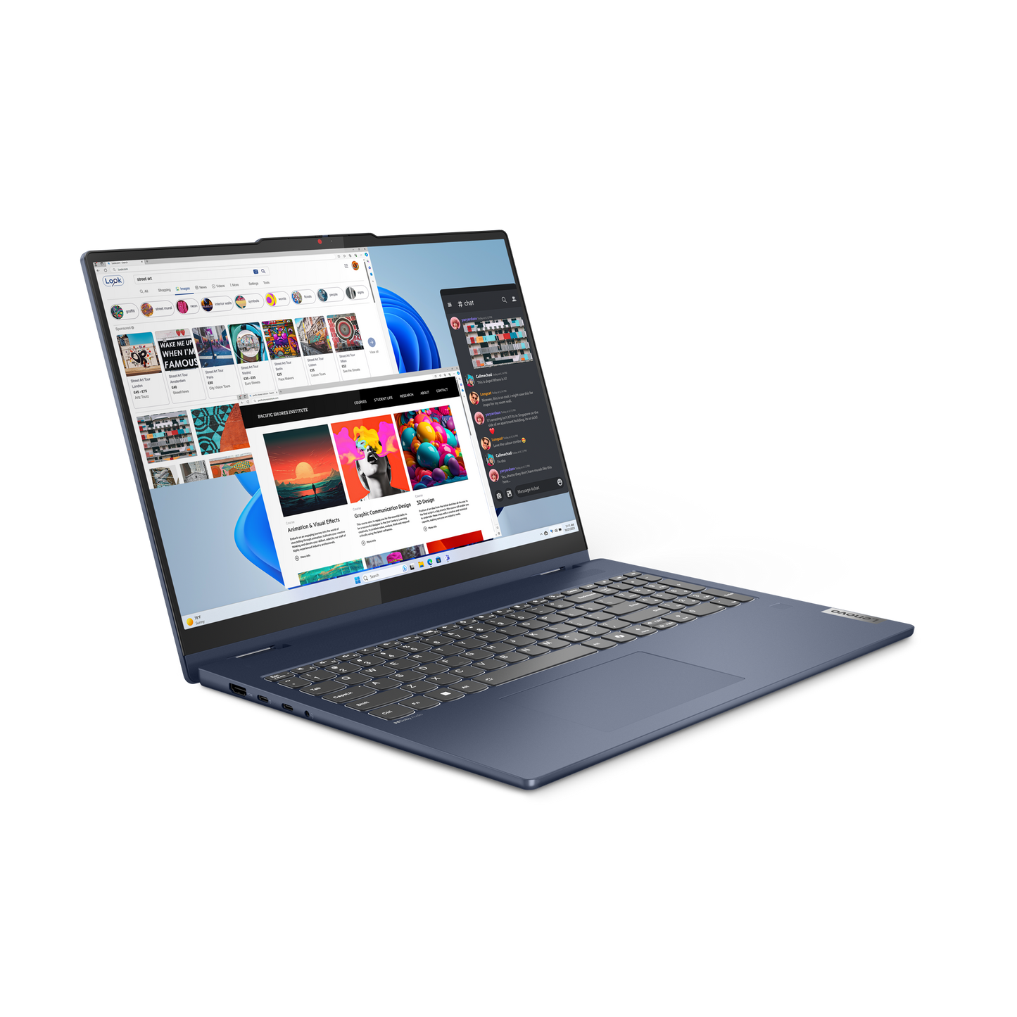 Lenovo IdeaPad 5-16IRU9 – 16" FHD+ Touch – Intel Core 7-150U – 16GB RAM – 1TB SSD – Cosmic Blue – 83DU001KUS