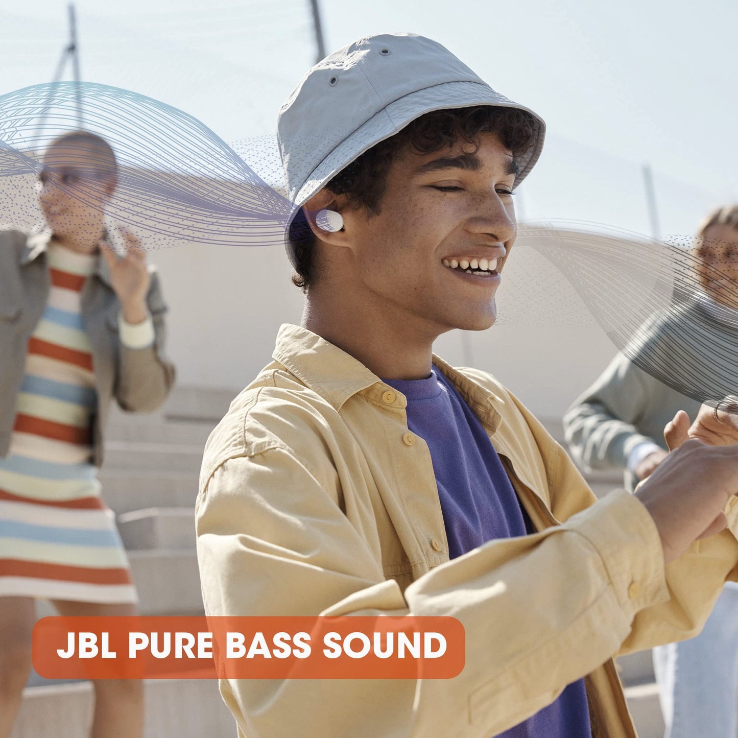 JBL Tune 130NC True Wireless Noise Cancelling In-Ear Earbuds – Black – JBLT130NCTWSBAM
