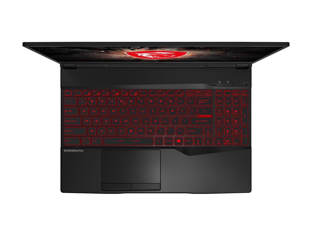 MSI GL65 Leopard 10SDR-492 - FHD - i7-10750H - 16GB RAM - GTX1660 - 1TB HDD / 512GB SSD - Black