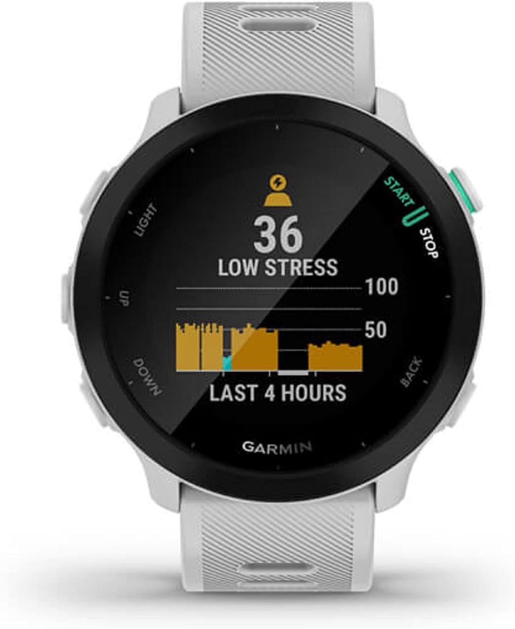 Garmin Forerunner 55, GPS Running Watch White