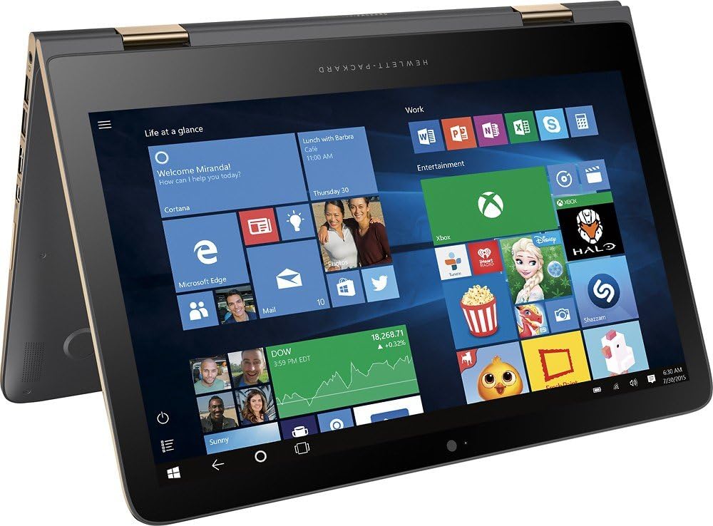 HP Spectre x360 – 13.3" QHD Touch – i7-6500U – 16GB RAM – 512GB SSD – Dark Ash Silver – 13-4116DX