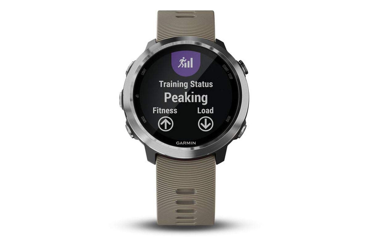 Garmin - Forerunner 645 GPS Monitor Running Watch - Sandstone