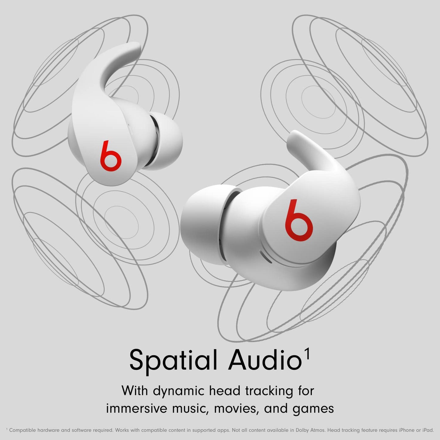 Beats Fit Pro True Wireless Noise Cancelling In-Ear Earbuds - White - MK2G3LL/A