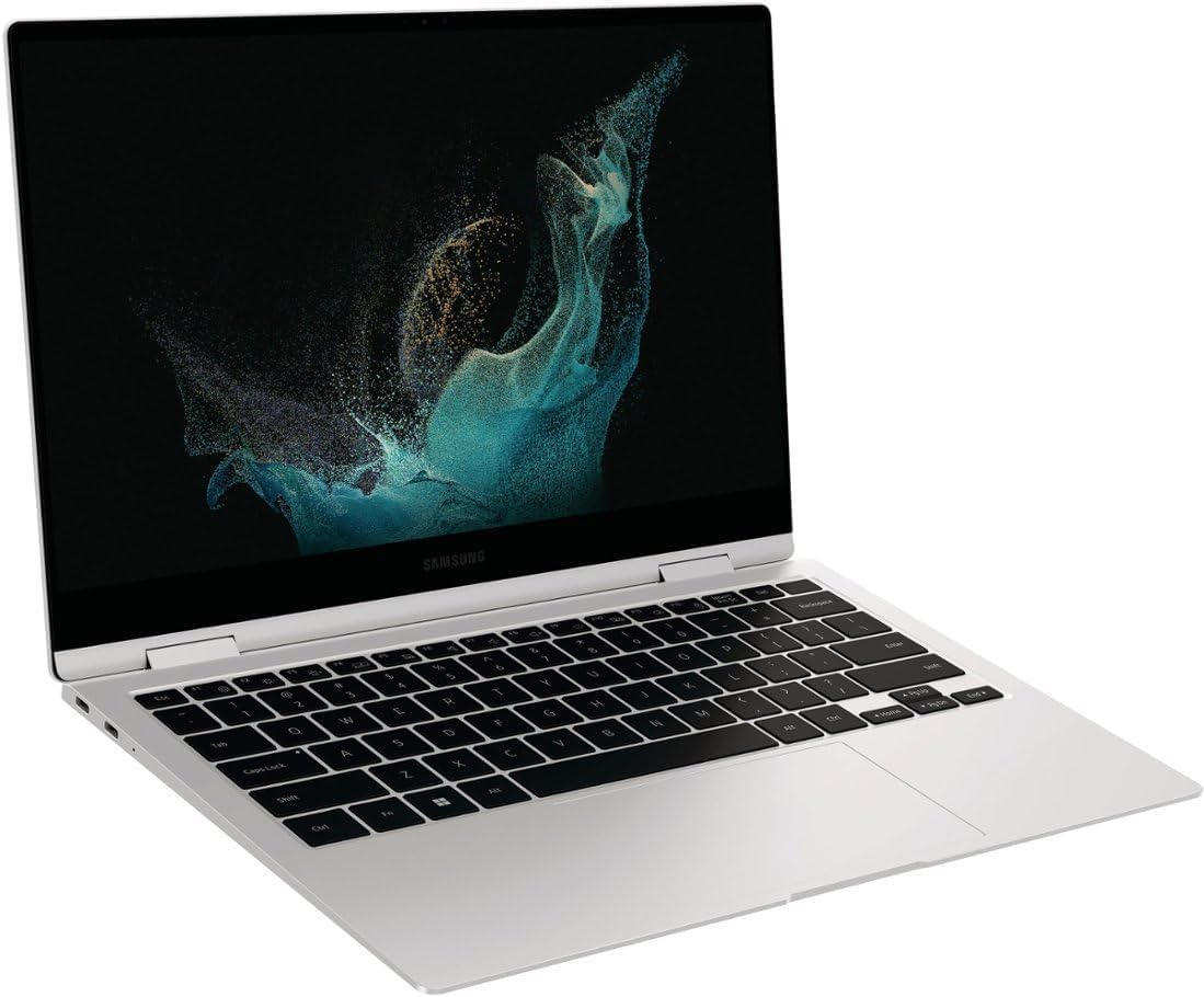 Samsung - Galaxy Book2 Pro 360 2-in-1 13.3” AMOLED Touch Screen Laptop – Intel Evo Core i7 12th Gen – 16GB DDR5 Memory – 512 GB SSD - Silver