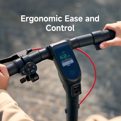 Segway - F3 Electric Scooter, w/ 44 miles Max Range & 20 mph Max Speed w/ 10-Inch Self-Sealing Tubel