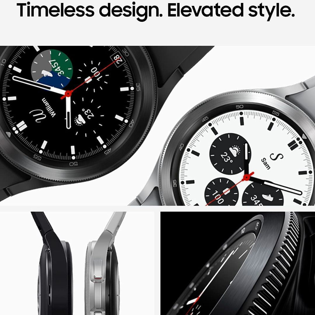 Samsung Galaxy Watch 4 - 46mm - LTE - Stainless Steel - Silver - SM-R895UZSAXAA