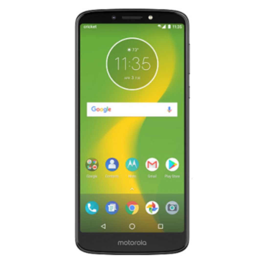 Cricket – Motorola Moto E5 Supra – 32 GB – Black – XT1924‑6