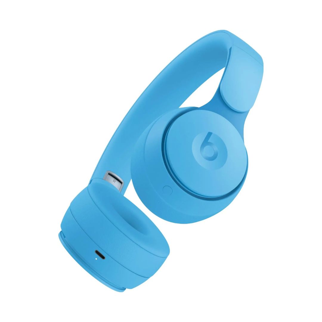 Beats Solo Pro More Matte Collection Wireless Noise Cancelling On-Ear Headphones – Light Blue – MRJ92LL/A