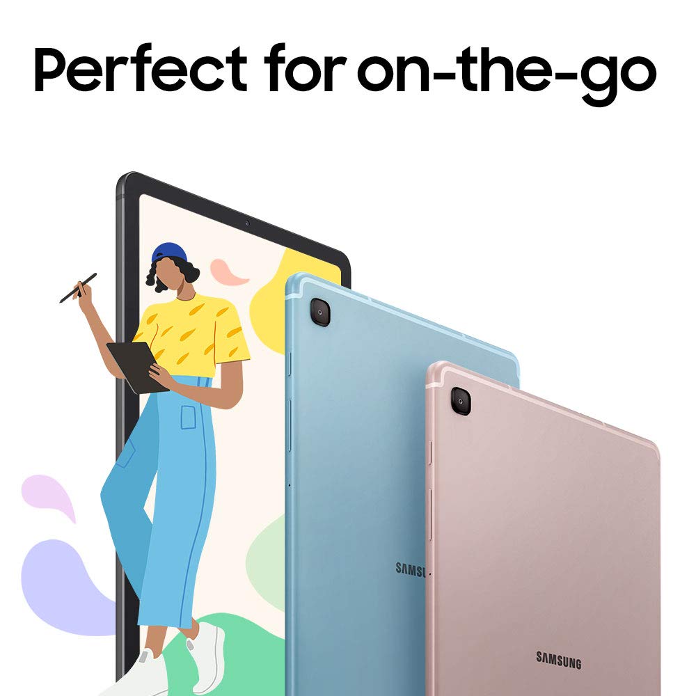 SAMSUNG Galaxy Tab S6 Lite 10.4" 64GB Android Tablet- S Pen Included - Angora Blue - SM-P613NZBMXAR