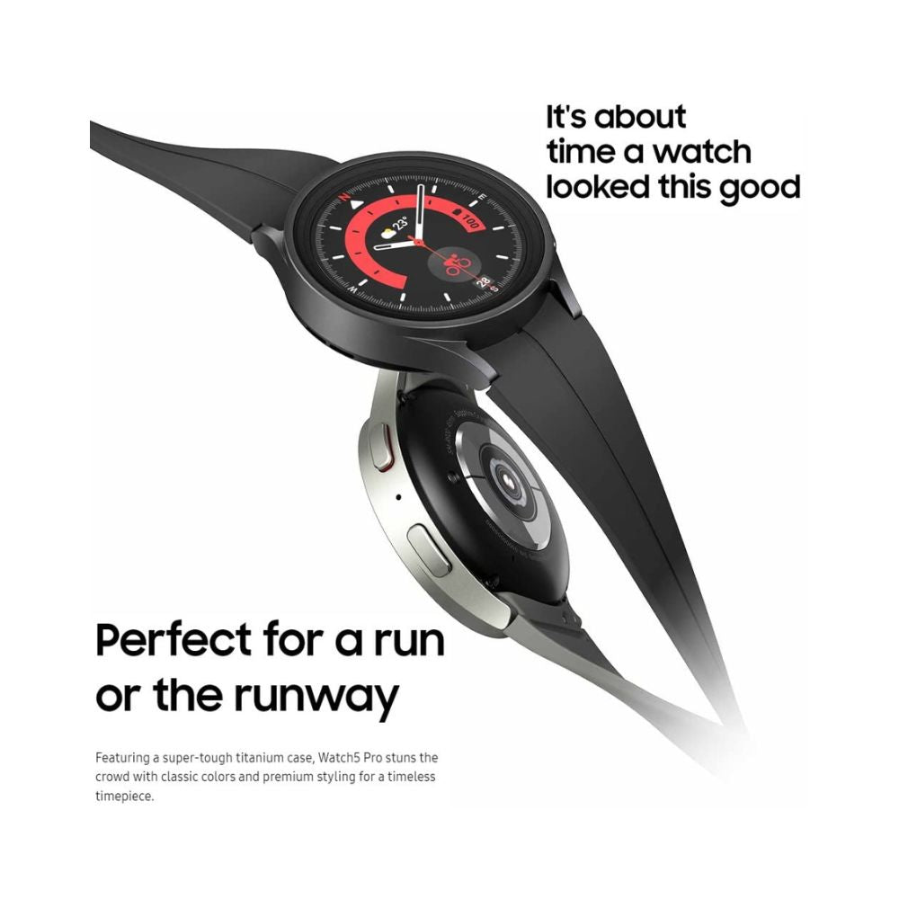 Samsung Galaxy Watch5 Pro Titanium Smartwatch 45mm LTE - Gray - SM-R925UZTAXAA