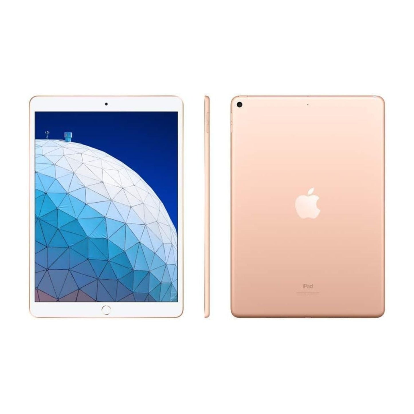 Apple iPad Air – 10.5″ (3rd Gen, 2019) Wi‑Fi + Cellular – 256 GB – Gold – MV1G2LL/A