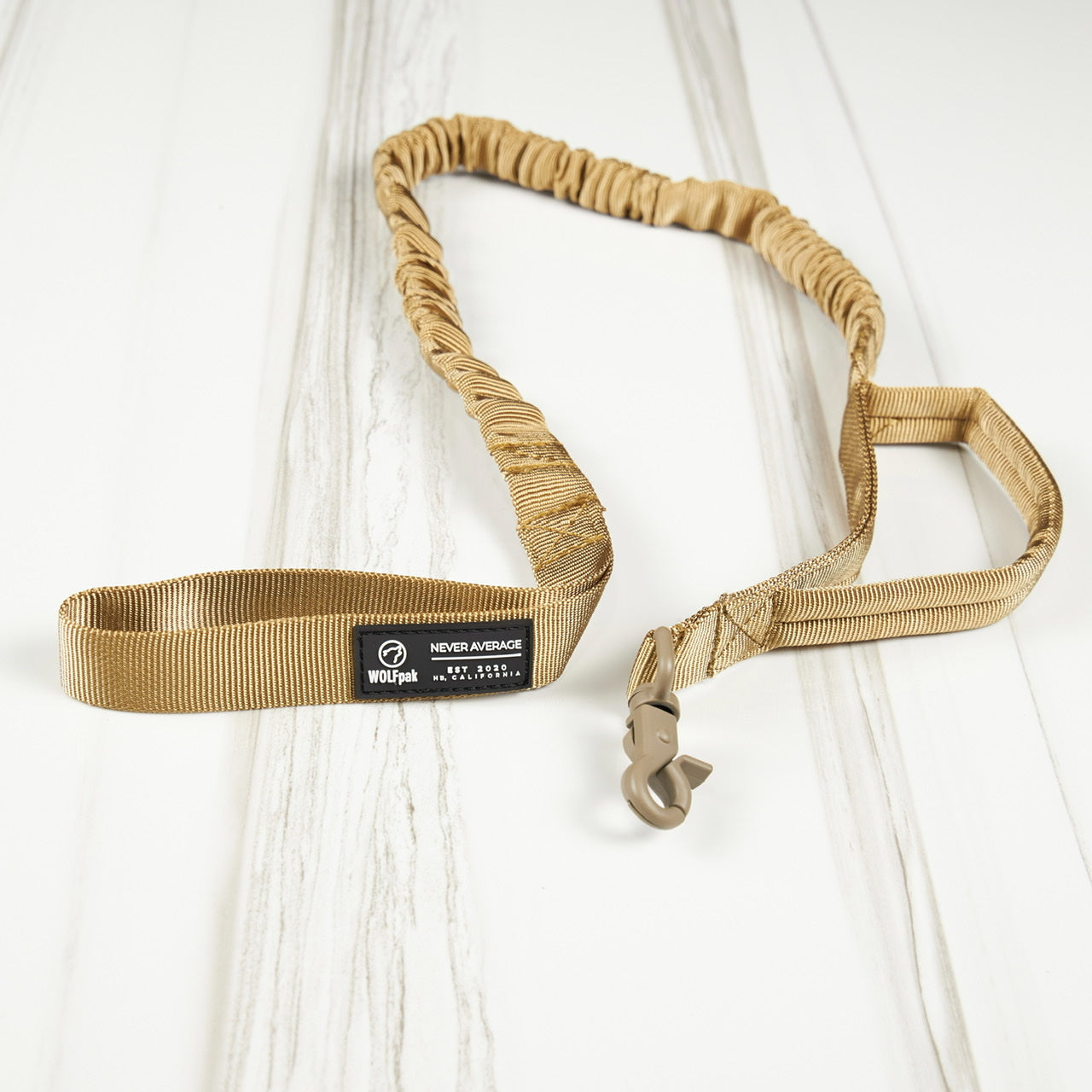 Tactical Nylon Leash Khaki