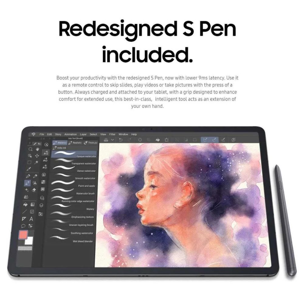 Samsung Galaxy Tab S7 Plus 12.4” 256GB - Wi-Fi - Mystic Black - SM-T970NZKEXAR