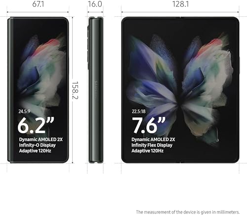 Verizon Samsung Galaxy Z Fold3 5G 256GB - Phantom Green - SM-F926UZGAVZW