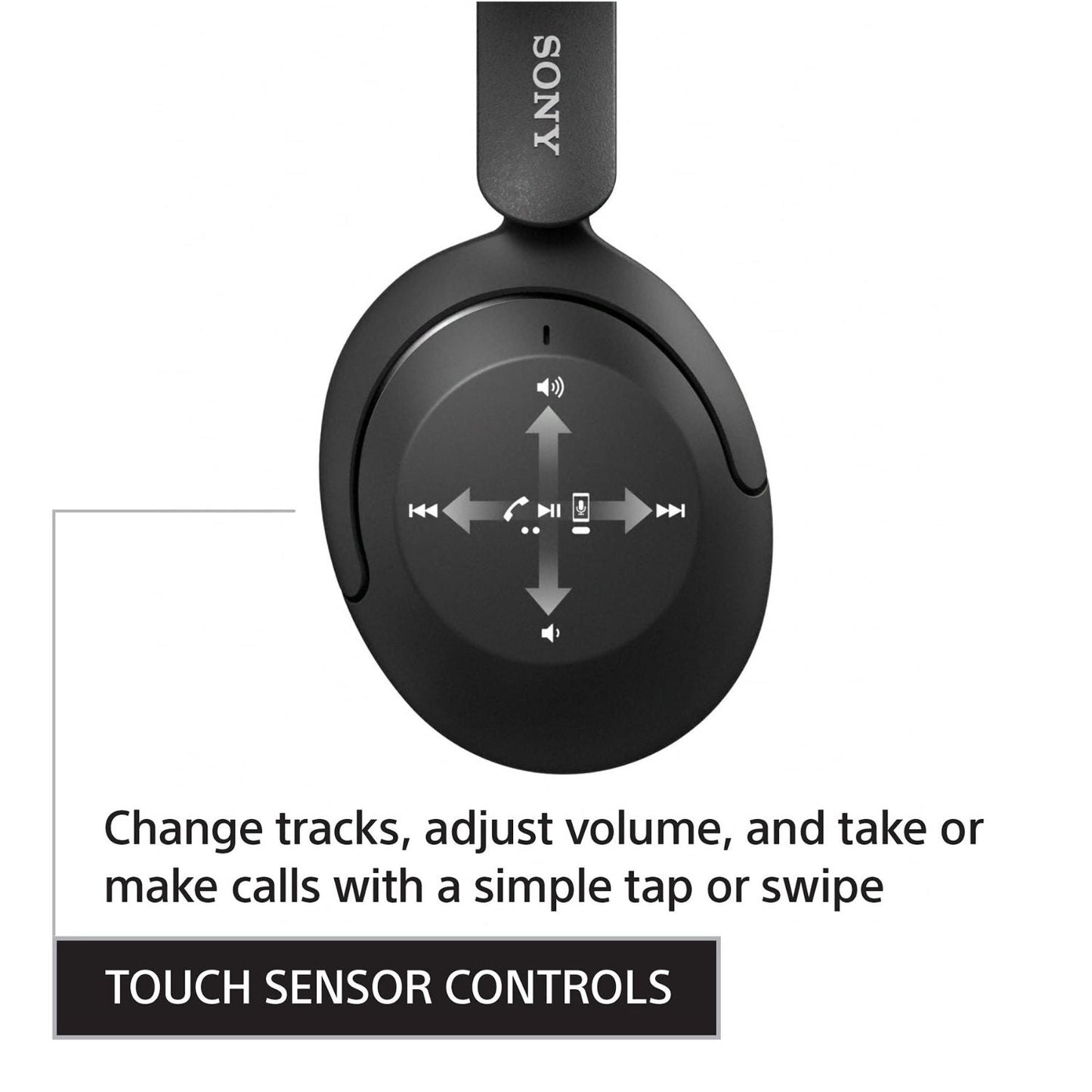 Sony WH‑XB910N Wireless Noise Cancelling Over‑Ear Headphones – Gray – WH‑XB910N/H