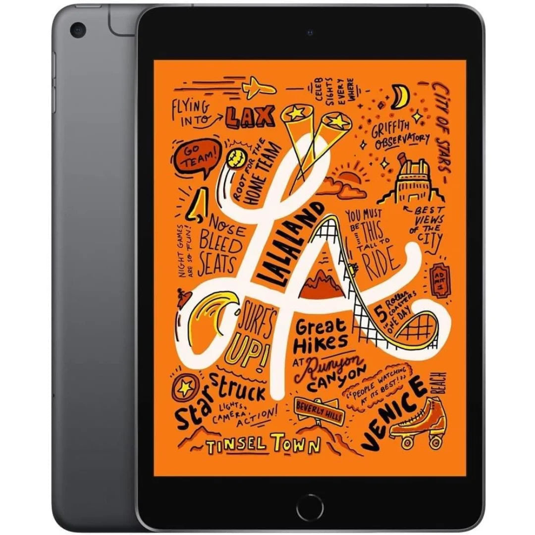 Apple iPad Mini (5th Generation, 2019) – 7.9" Wi-Fi + Cellular – 256GB – Space Gray – MUXM2LL/A