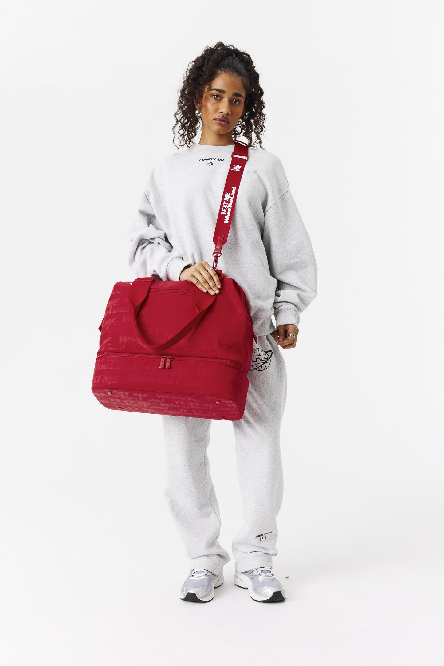 Resale The Shoulder Strap in Text Me Red