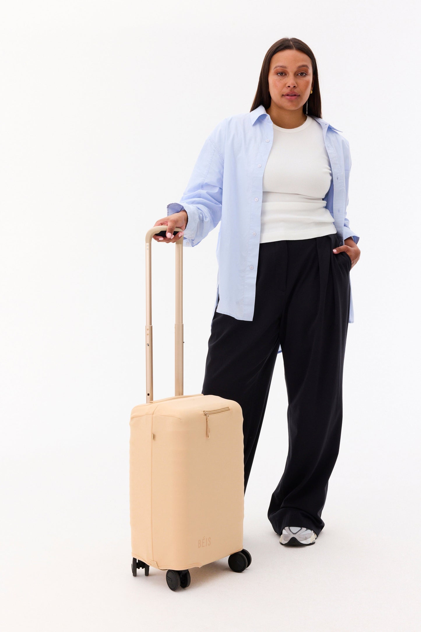 Resale The Small Carry-On Luggage Cover in Beige