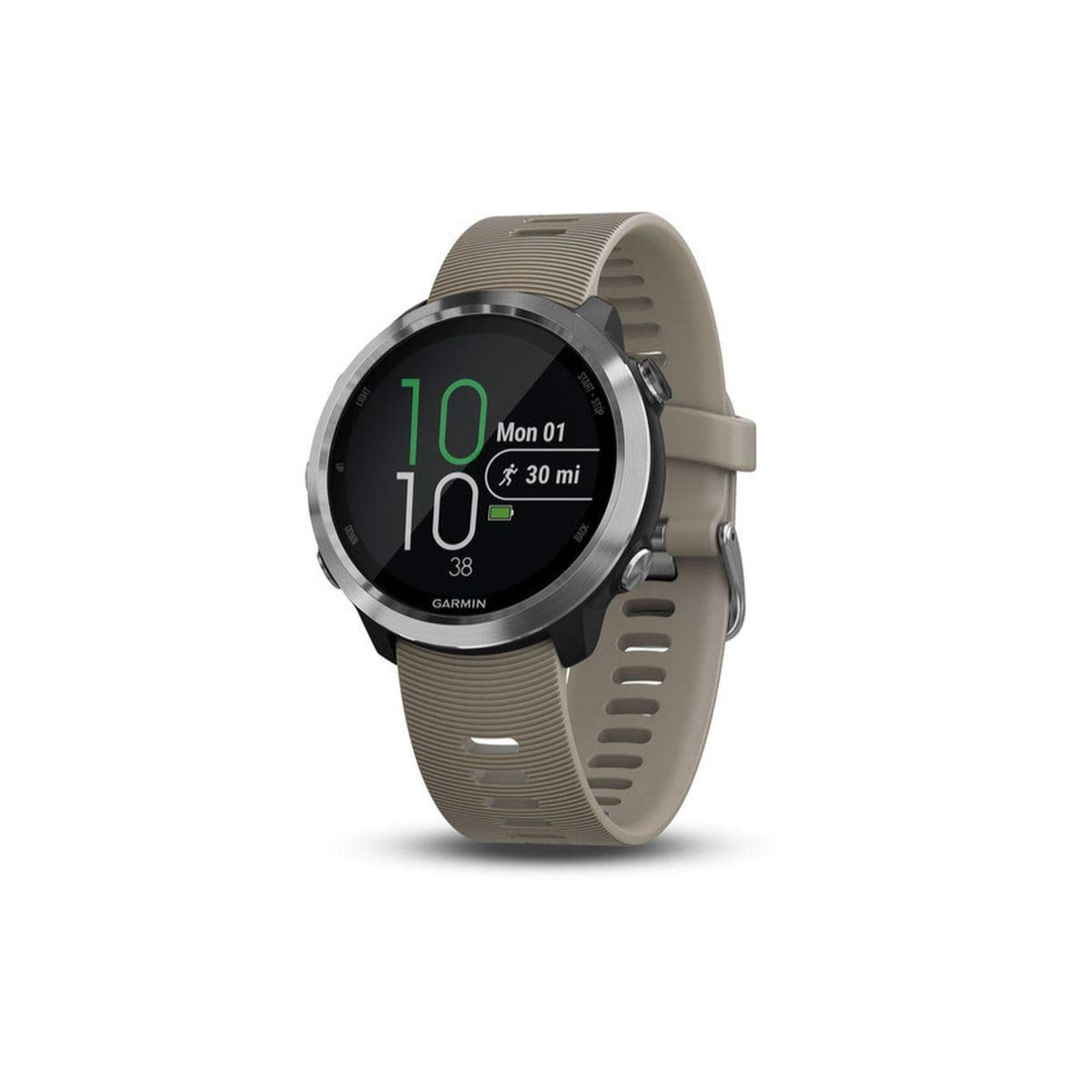 Garmin - Forerunner 645 GPS Monitor Running Watch - Sandstone