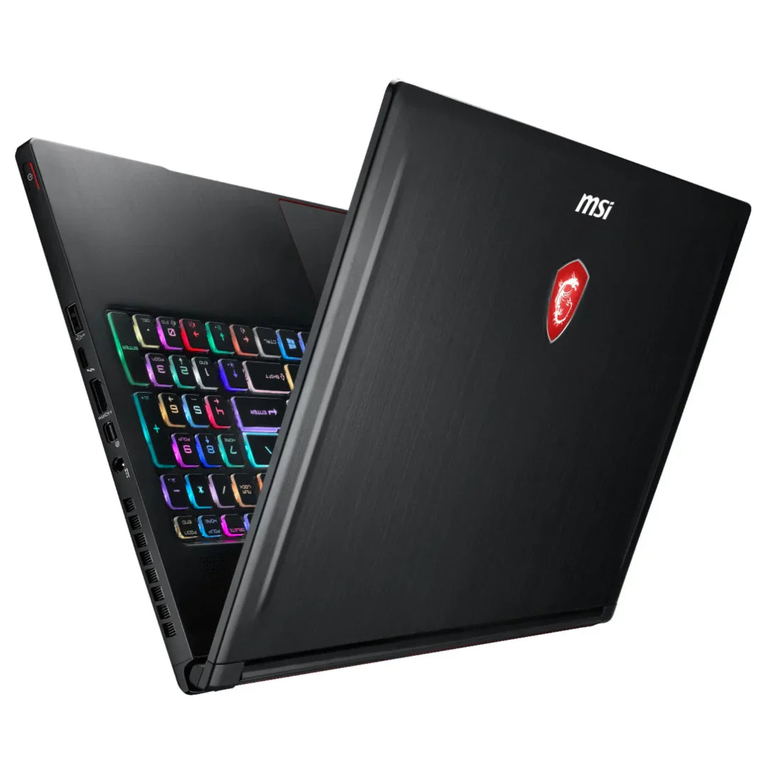 MSI 15.6" Gaming Laptop - Intel i7, 16GB RAM, GTX 1060, 1TB HDD + 256GB SSD, Aluminum Black - GS63 STEALTH-010