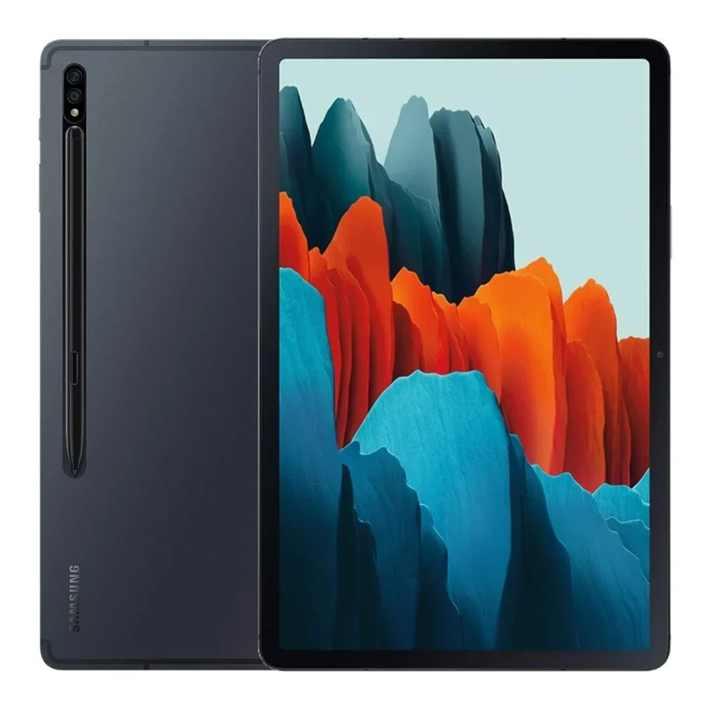 T-Mobile - Samsung Galaxy Tab S7+ (5G Tablet) LTE/WiFi Mystic Black - 128GB - SM-T978UZKATMB