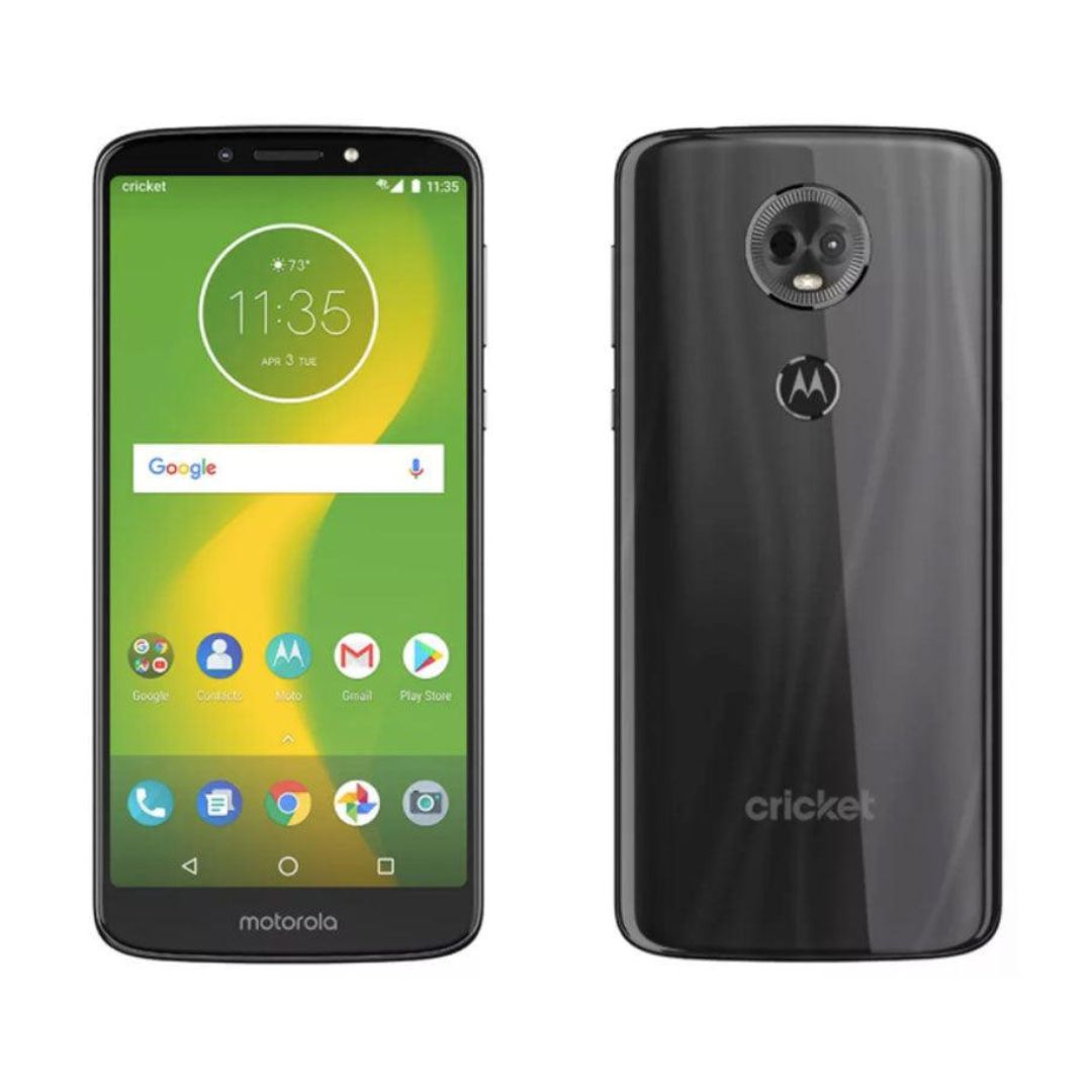 Cricket – Motorola Moto E5 Supra – 32 GB – Black – XT1924‑6