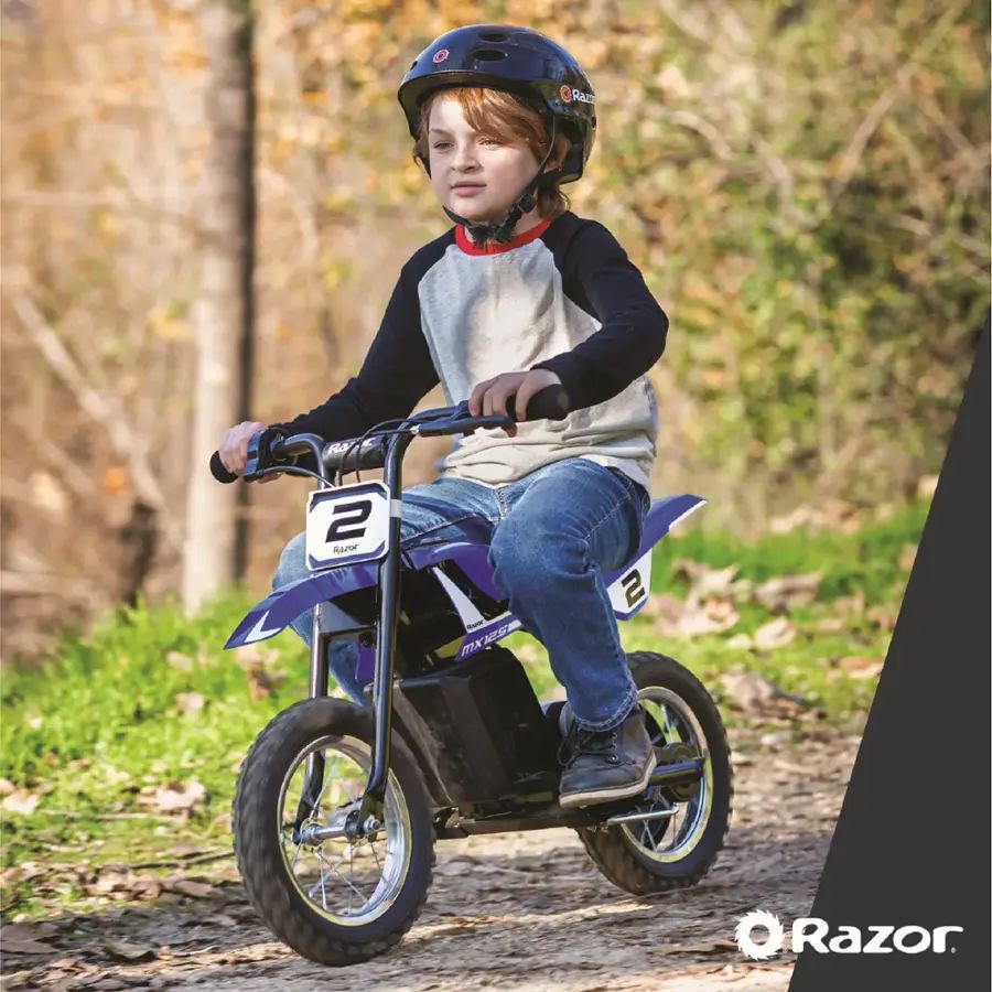 Razor - MX125 Dirt Rocket eBike w/ 5.3 Miles Max Operating Range and 8 mph Max Speed - Blue - 15118244