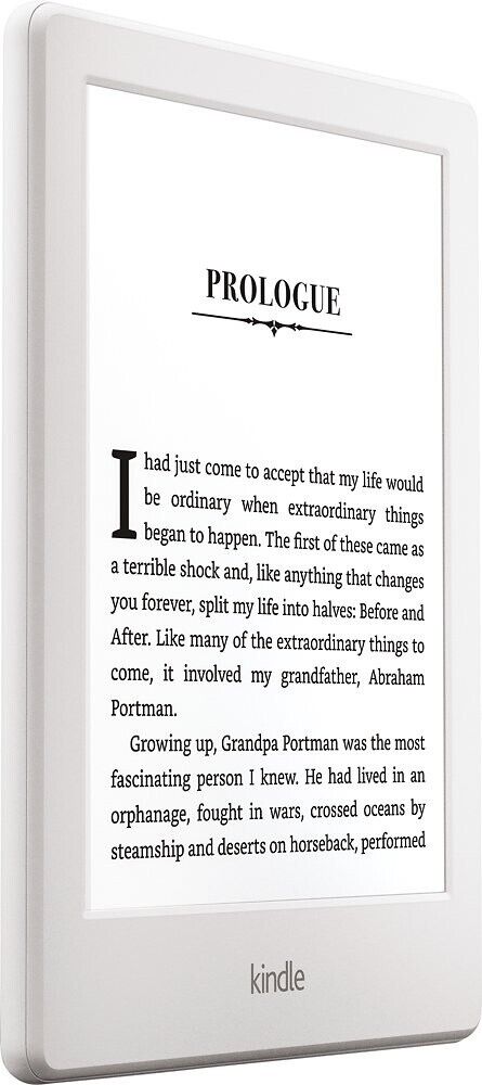 Amazon Kindle (8th Generation, 2016) Wi-Fi E-Reader 4GB Internal Storage, White - B017JG41PC