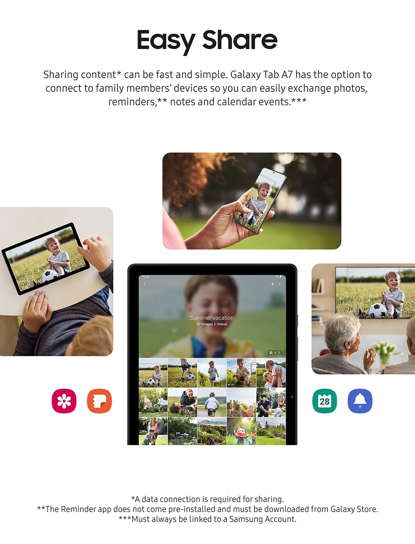 Samsung Galaxy Tab A7 10.4" Wi-Fi 64GB - Gray - SM-T500NZAEXAR
