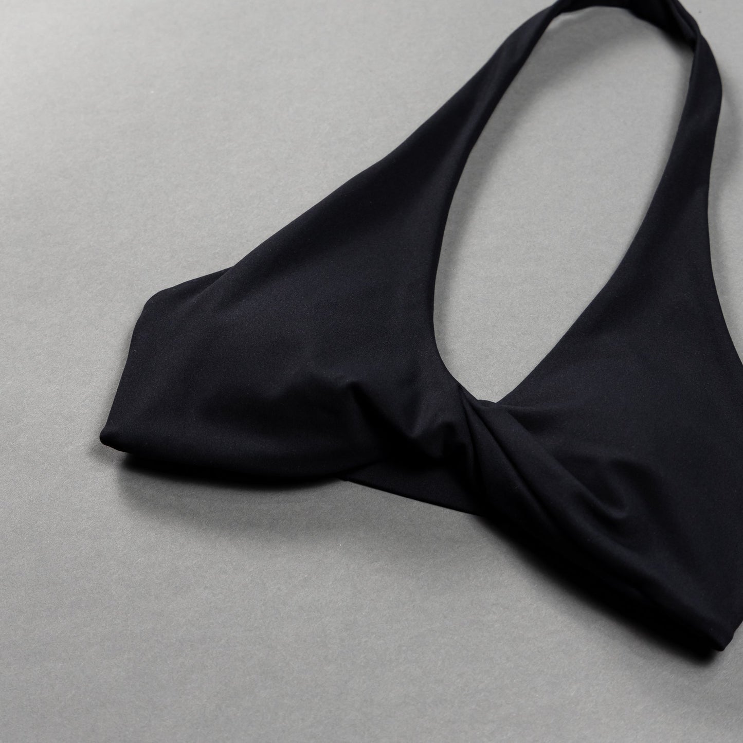 Alpha Black Halter Twist Bra (SALE)