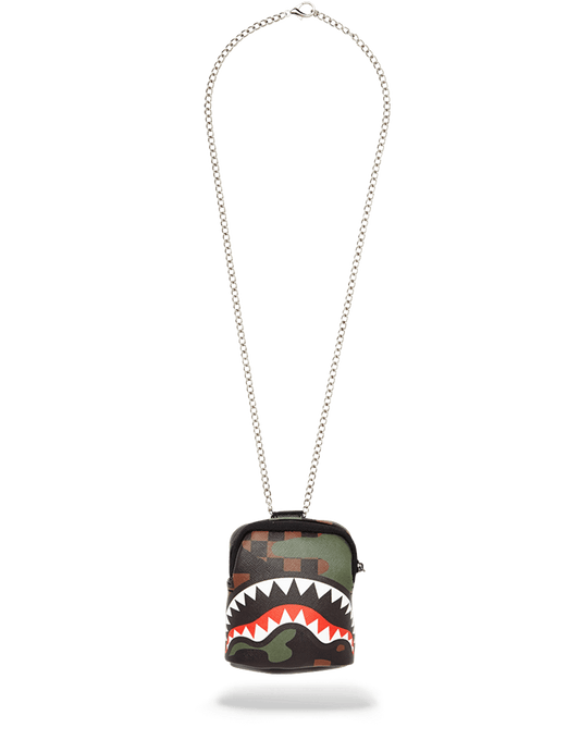 SHARKS IN PARIS (CAMO EDITION) BACKPACK CHAIN