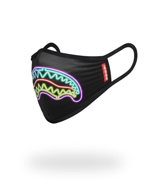 NEON SHARK FORM-FITTING MASK