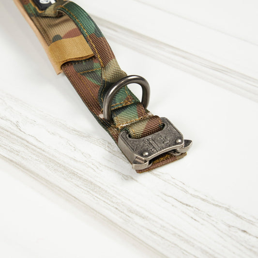 Tactical Nylon Dog Collar Camo