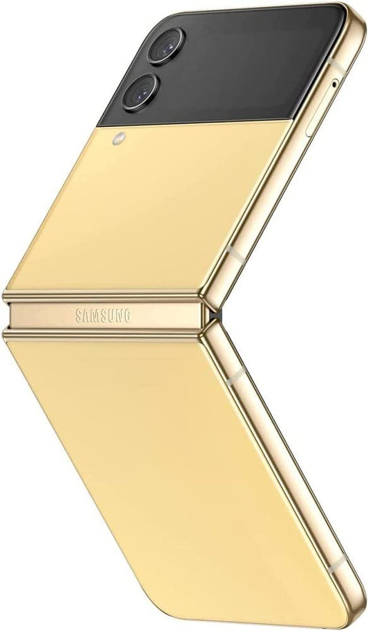 Unlocked Galaxy Z Flip4 5G - Bespoke- 256GB - Gold/Yellow/Yellow- SM-F721U7YEXAA