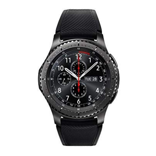 AT&T - Samsung Galaxy Gear S3 Frontier - 46mm - Dark Gray - SM-R765ADAAATT