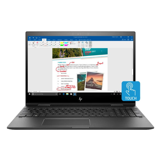 HP ENVY x360 – 15.6" FHD Touch – AMD Ryzen 7 2700U – 8GB RAM – 256GB SSD – Dark Ash – 15M-CP0012DX