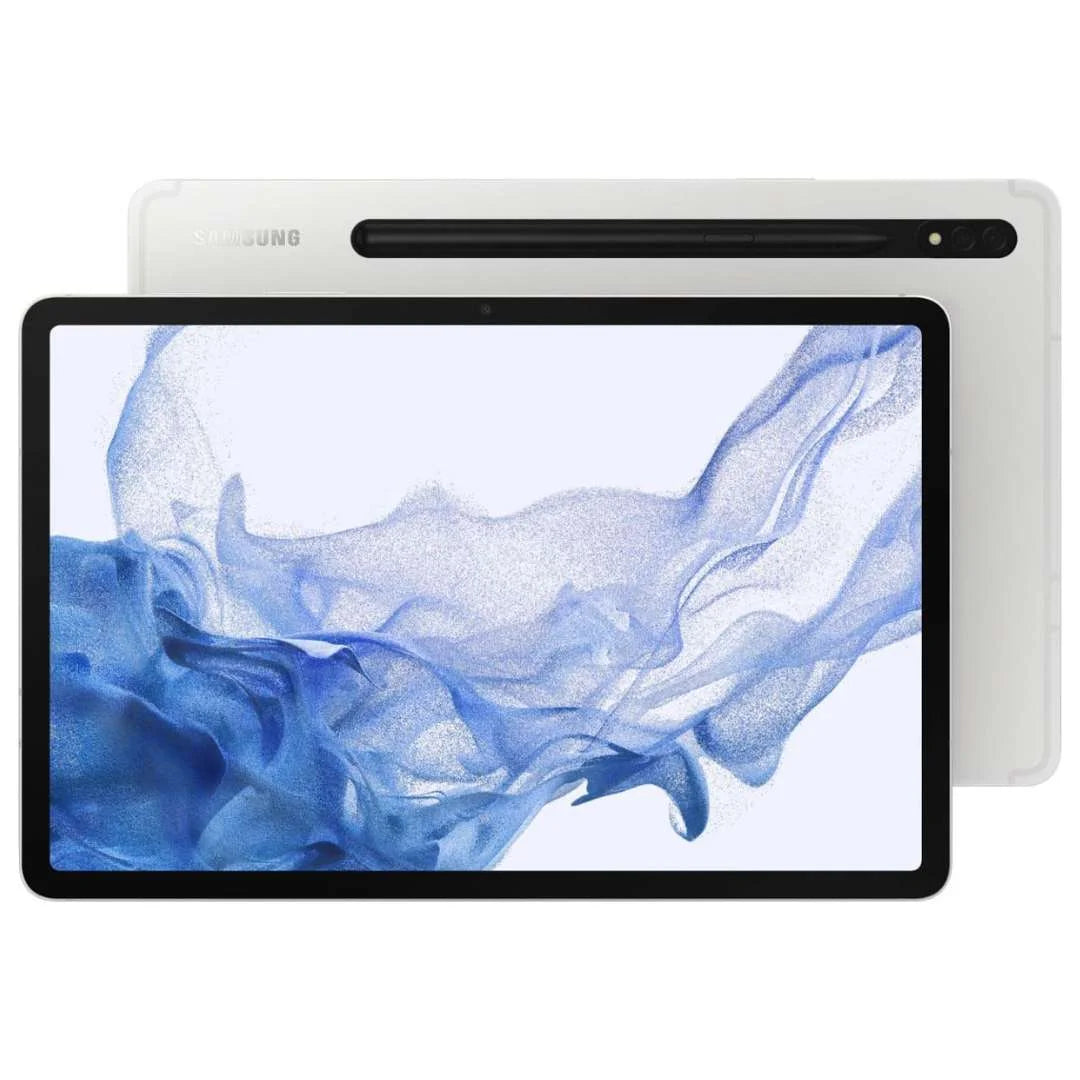 Samsung - Galaxy Tab S8+ - 12.4" 256GB - Wi-Fi - S-Pen - Silver - SM-X800NZSBXAR