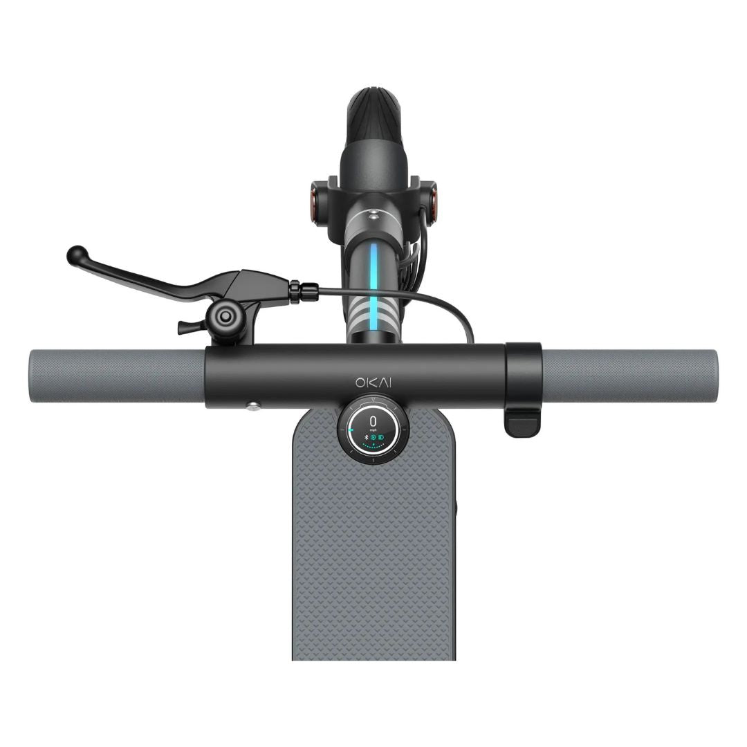 OKAI - Neon II Electric Scooter w/ up to 25 Mile Range & 15.5mph Top Speed - Black - ES20-Black
