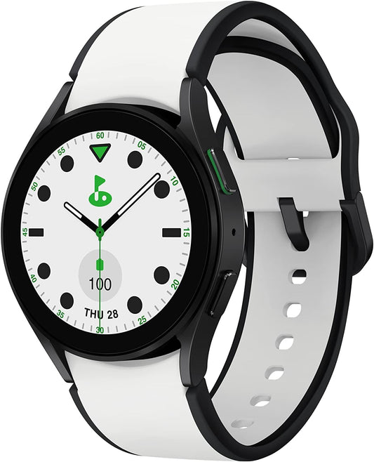 Samsung - Galaxy Watch5 Golf Stainless Steel Smartwatch 40mm BT - Gray Bezel w/T