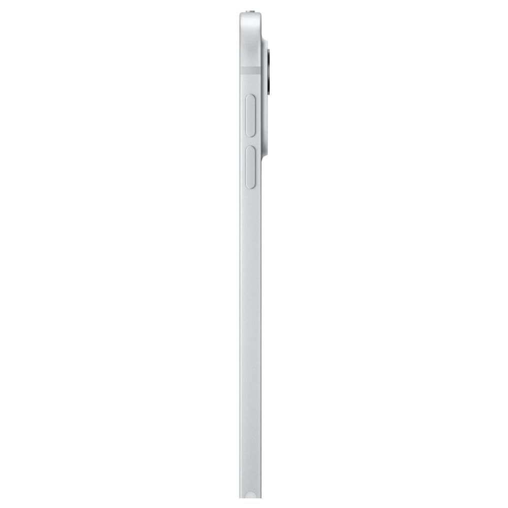 Apple 11-inch iPad Pro (M4, 2024) – Wi-Fi + Cellular – 1TB – OLED Nano-Texture Glass – Silver – Unlocked – MWRQ3LL/A