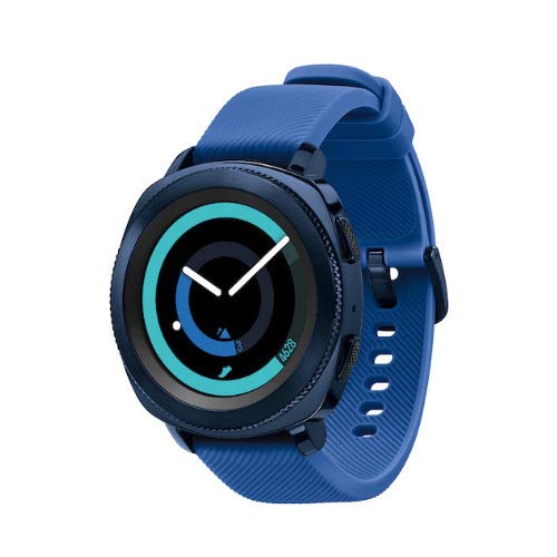 Samsung - Gear Sport Smartwatch 43mm - Blue - SM-R600NZBAXAR