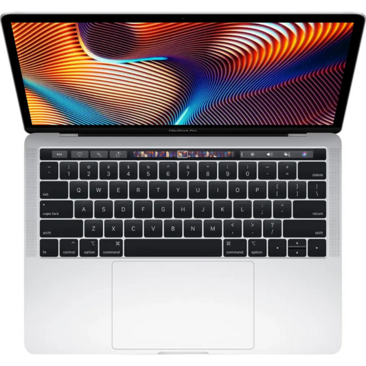 Apple -  MacBook Pro - 13" w/ Touch Bar - Intel Core i5 - 8GB Memory - 256GB SSD - Silver - MV992LL/A