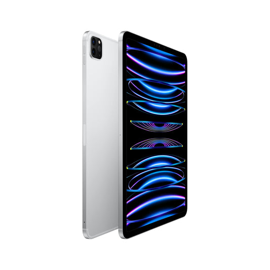 Apple iPad Pro (11-inch, 4th Gen, 2022) – M2 Chip – 512GB – Wi-Fi + Cellular – Silver – MP5D3LL/A